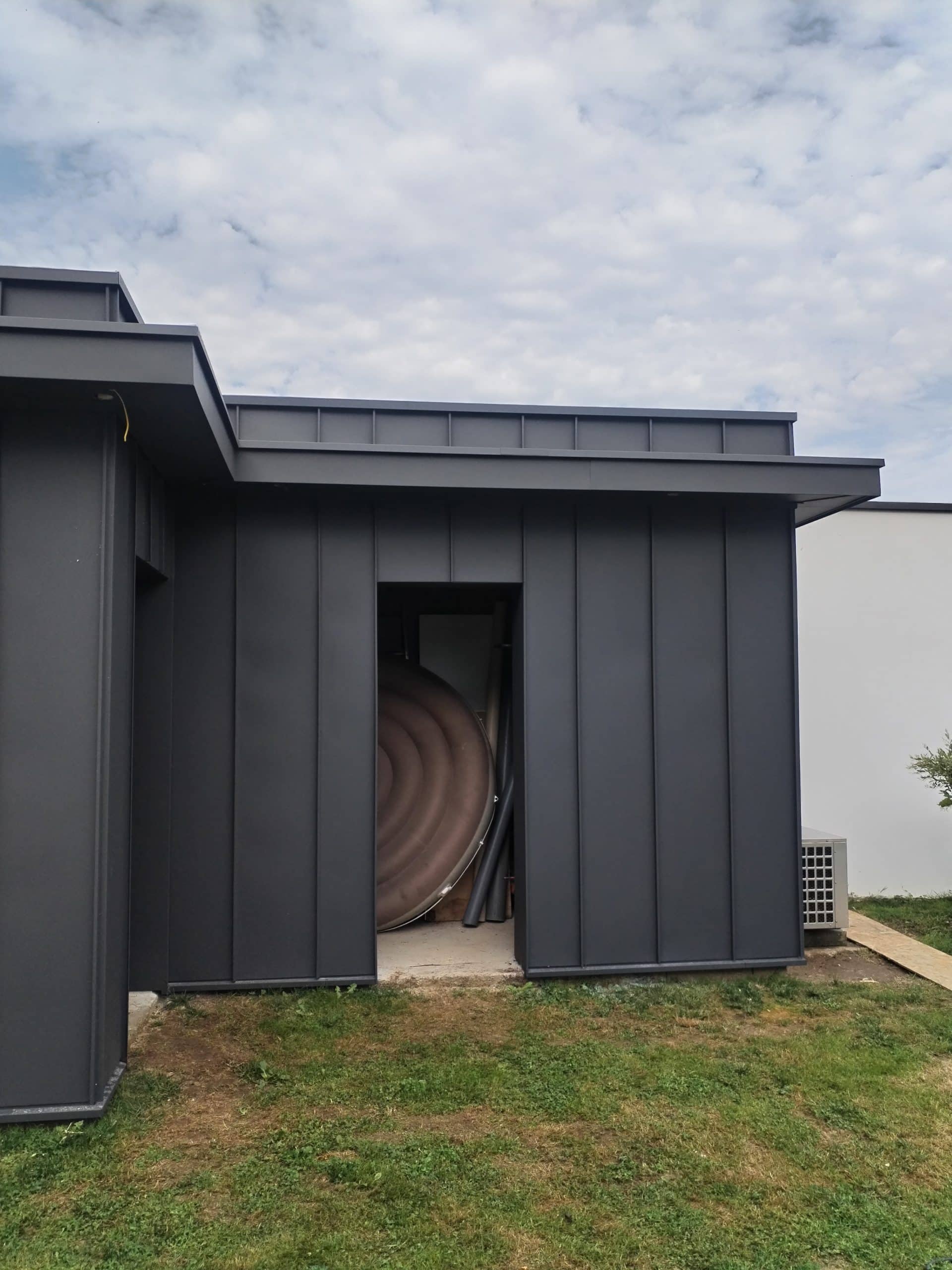 bardage pour abris piscine